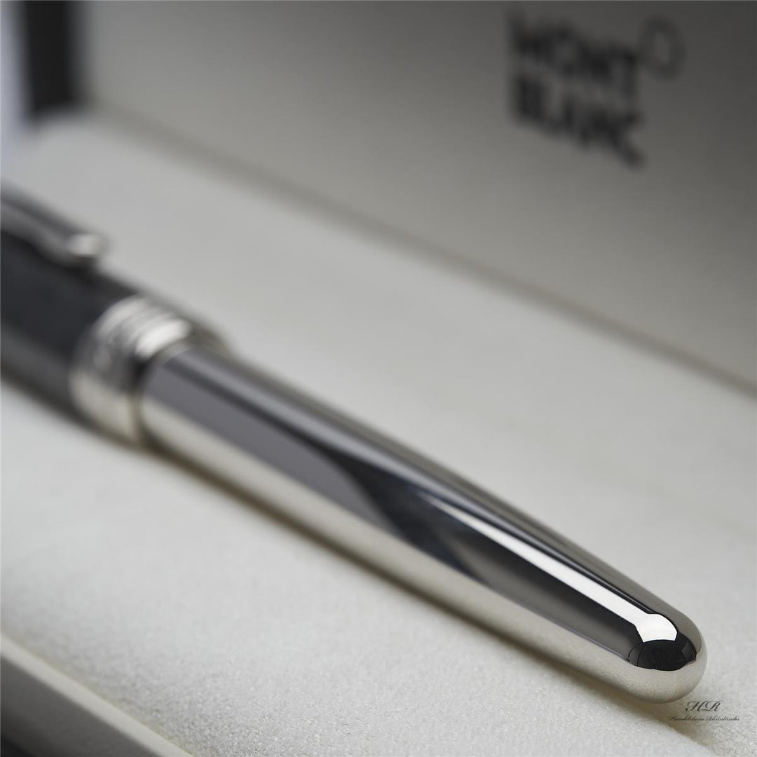 Montblanc Solitaire Ceramic Line Black Prisma 144 fountain pen ID 103106 orig