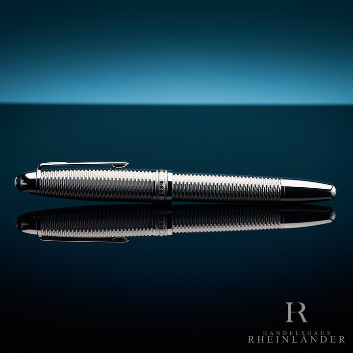 Montblanc Solitaire LeGrand Geometry Platinum Rollerball ID 132129-118098