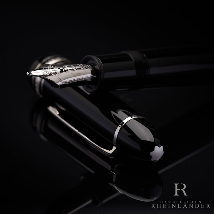 Pluma estilográfica Montblanc Edición Especial Meisterstück No. 149 Platinum Hamburg ID 115239