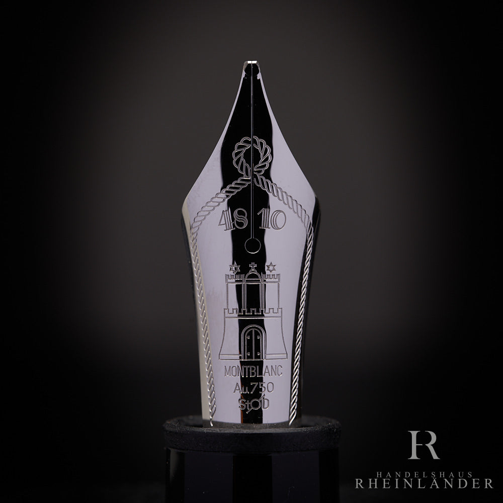 Pluma estilográfica Montblanc Edición Especial Meisterstück No. 149 Platinum Hamburg ID 115239