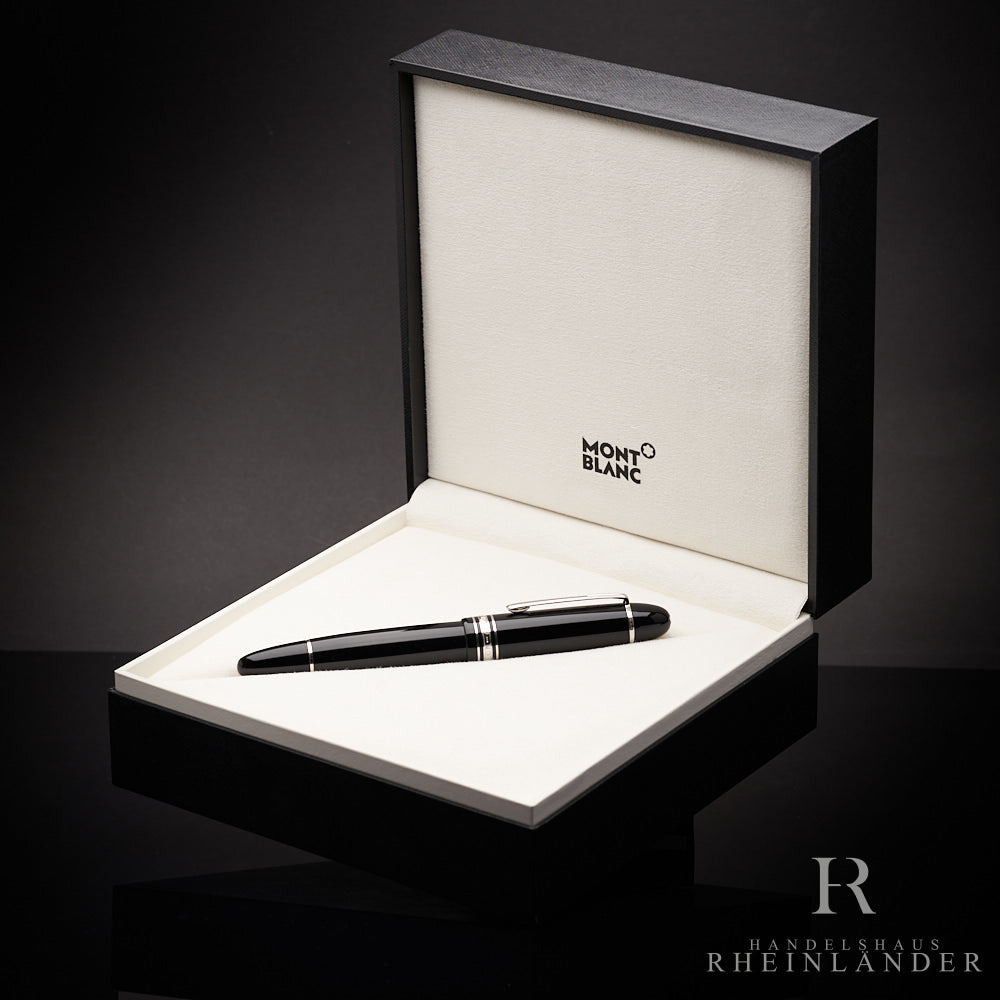 Montblanc Meisterstück Füllfederhalter in schwarz mit Platin in Originalverpackung