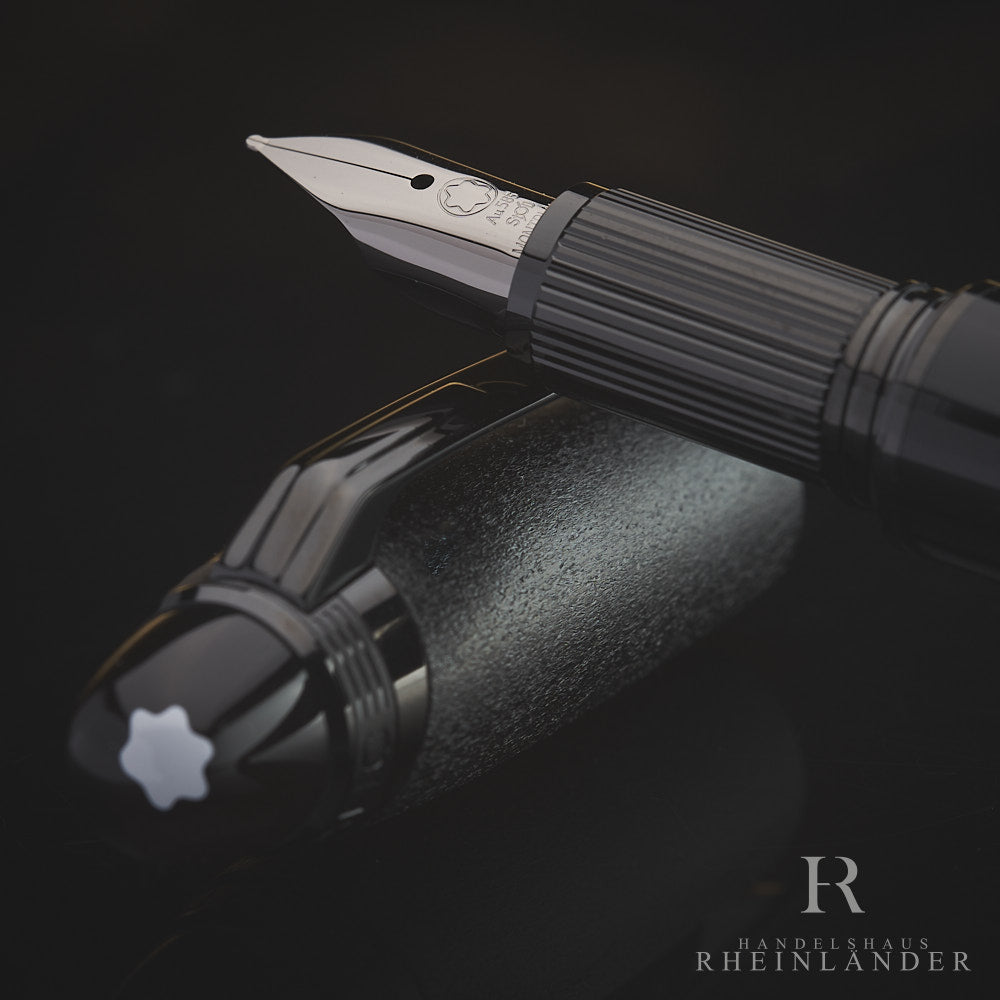 Montblanc Starwalker Black Cosmos Doue Fountain Pen ID 129287