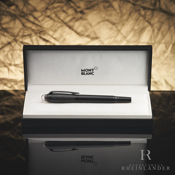 schwarzer Montblanc Starwalker Cosmos Doue Rollerball in Originalverpackung