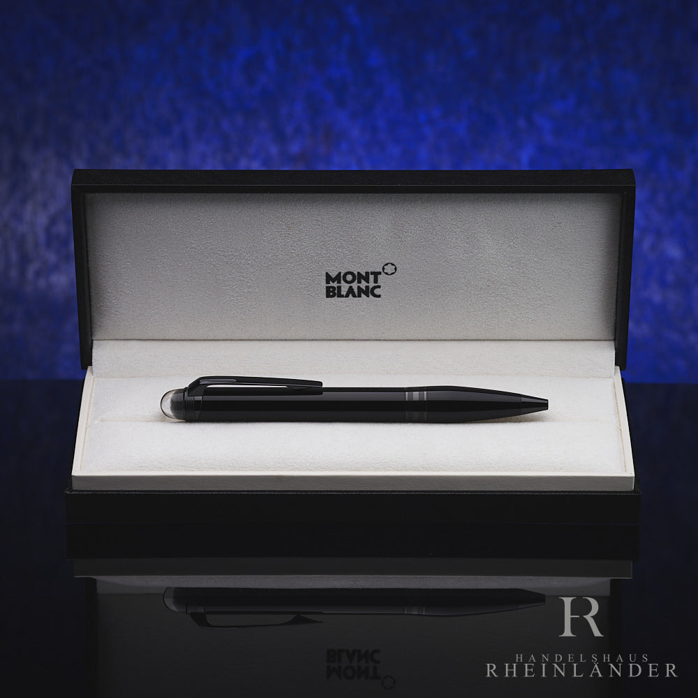 Montblanc Starwalker Black Cosmos Resin Kugelschreiber in Geschenkbox