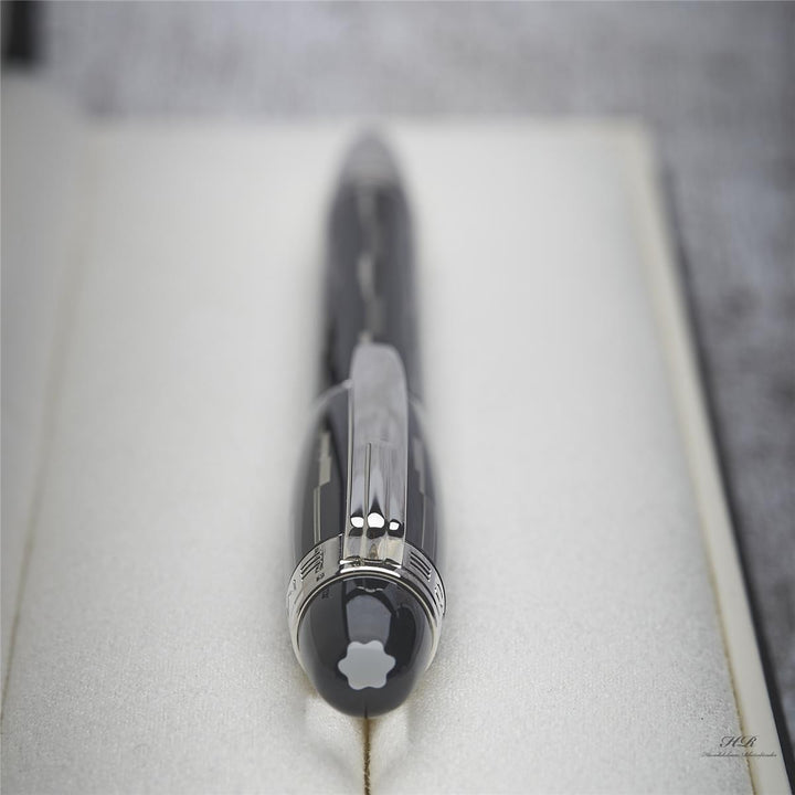Montblanc Starwalker Black Mystery Roller Ball Fine Liner precious resin ID 104226 OVP