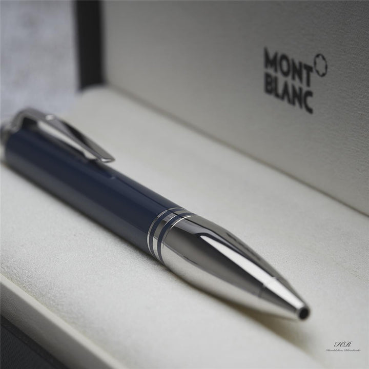 Montblanc Starwalker Blue Planet Doué Ballpoint Pen Blue Precious Resin ID 125282 OVP 
