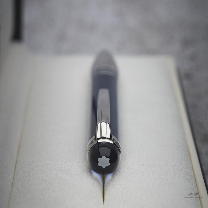 Montblanc Starwalker Blue Planet Doué Ballpoint Pen Blue Precious Resin ID 125282 OVP 