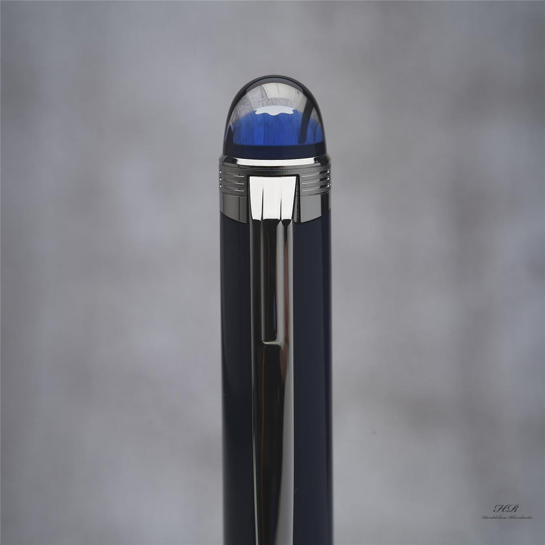 Montblanc Starwalker Blue Planet Doué Ballpoint Pen Blue Precious Resin ID 125282 OVP 
