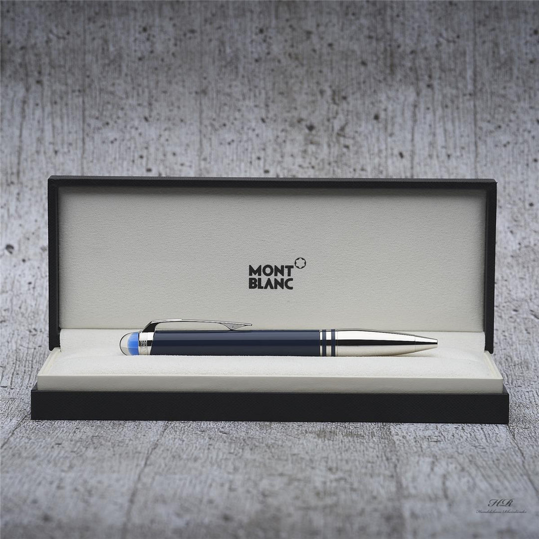 Montblanc Starwalker Blue Planet Doue Kugelschreiber in Geschenkverpackung