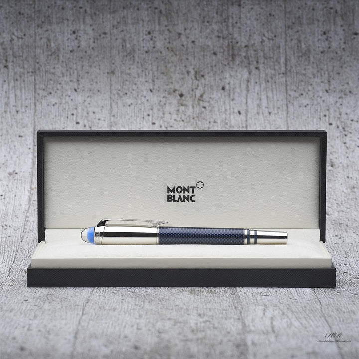 Montblanc Starwalker Blue Planet Metal Füller in Geschenkverpackung