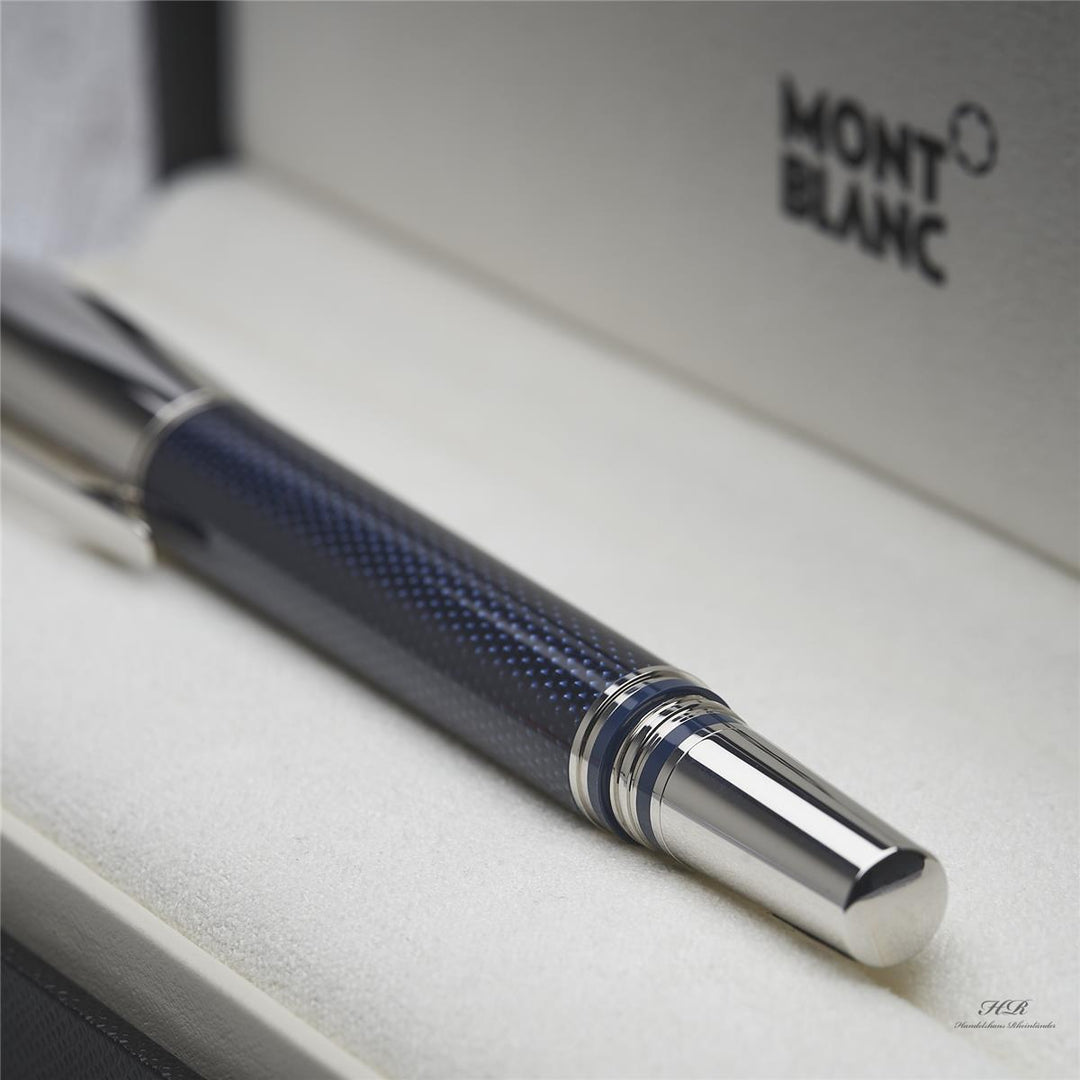 Montblanc Starwalker Blue Planet Metal Rollerball Fine Liner Blue ID 125285 OVP