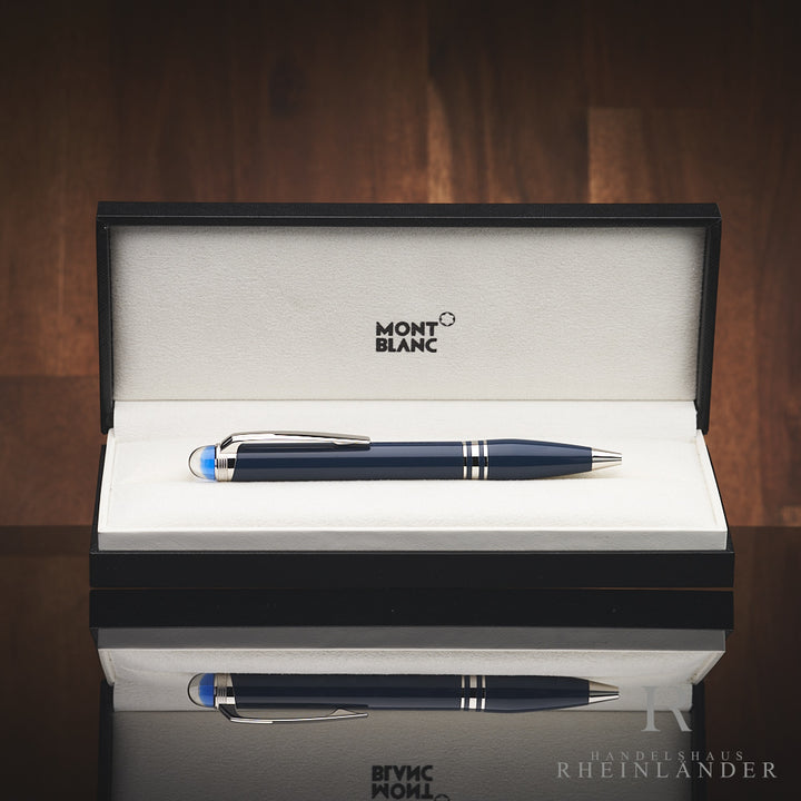 Montblanc Starwalker Blue Planet Resin Kugelschreiber in Geschenkbox