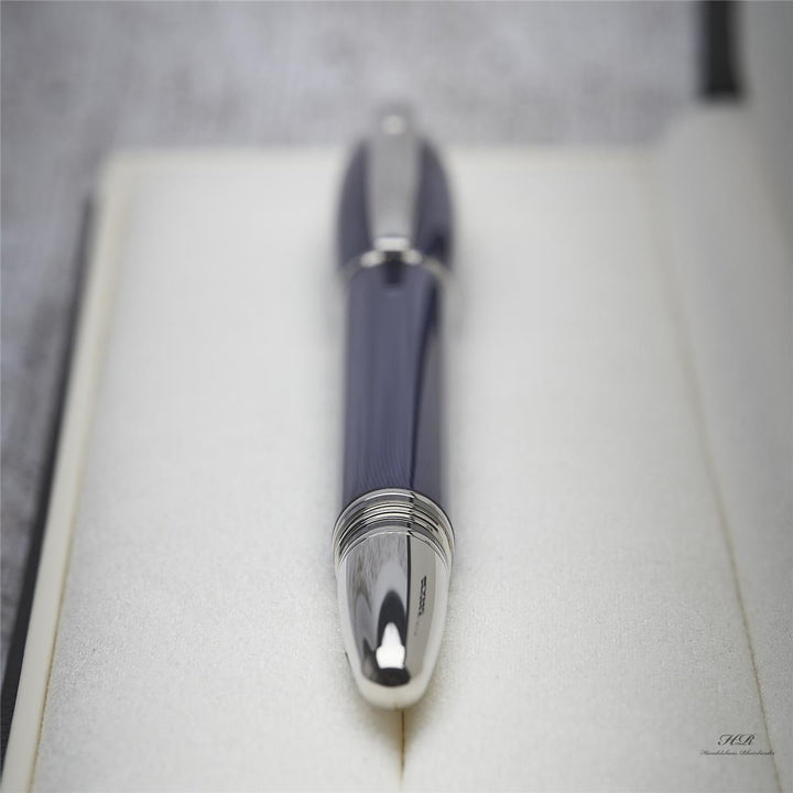 Montblanc Starwalker Cool Blue Line Guilloché Fountain Pen ID 09976 OVP