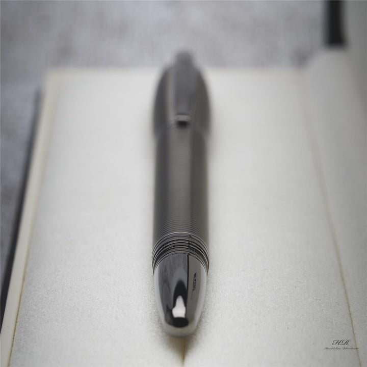 Montblanc Starwalker Midnight Black Metal Line Fountain Pen ID 105647 with OVP