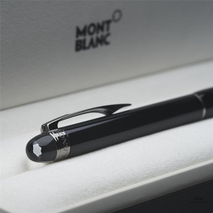 Montblanc Starwalker Midnight Black Resin Line Ballpoint Pen ID 105657 with OVP