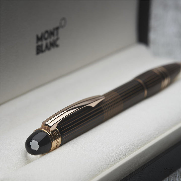 Montblanc Starwalker Red Gold Metal Line Ballpoint Pen ID 106869 Ballpoint Pen with OVP