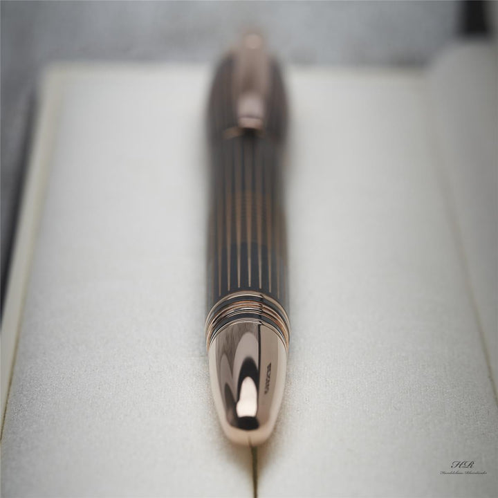 Montblanc Starwalker Red Gold Metal Line Fountain Pen SOLD OUT ID 106867 OVP