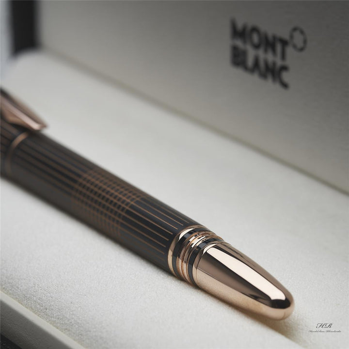 Montblanc Starwalker Red Gold Metal Line Fountain Pen SOLD OUT ID 106867 OVP