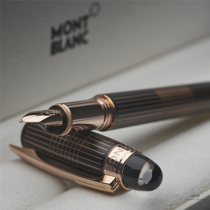 Montblanc Starwalker Red Gold Metal Line Fountain Pen SOLD OUT ID 106867 OVP