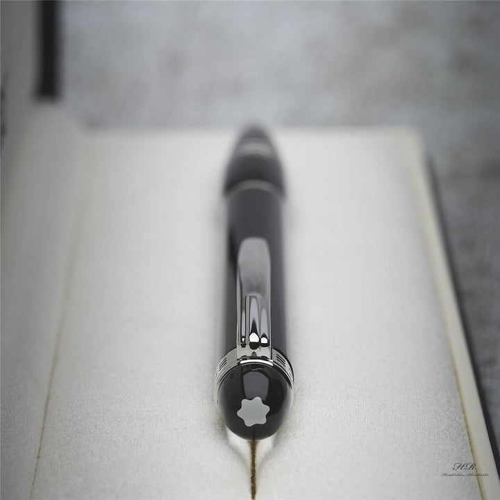 Montblanc Starwalker Resin Line Ballpoint Pen Black Platinum Plated ID 08486 OVP