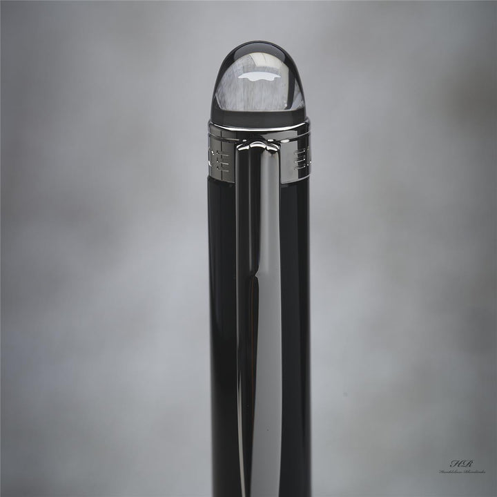 Montblanc Starwalker Resin Line Ballpoint Pen Black Platinum Plated ID 08486 OVP