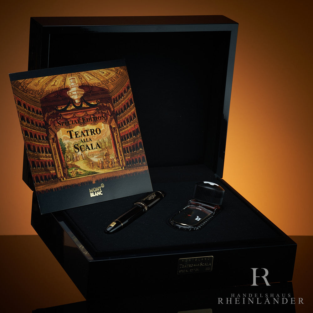 Montblanc Teatro alla Scala Füller mit Broschüre und Tinte in Geschenkbox