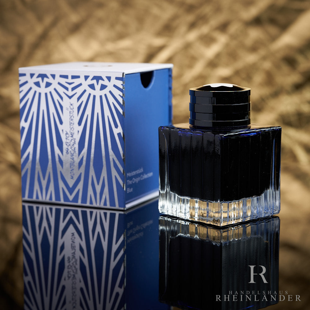 Montblanc Origin Collection Blau Tintenfass mit Verpackung