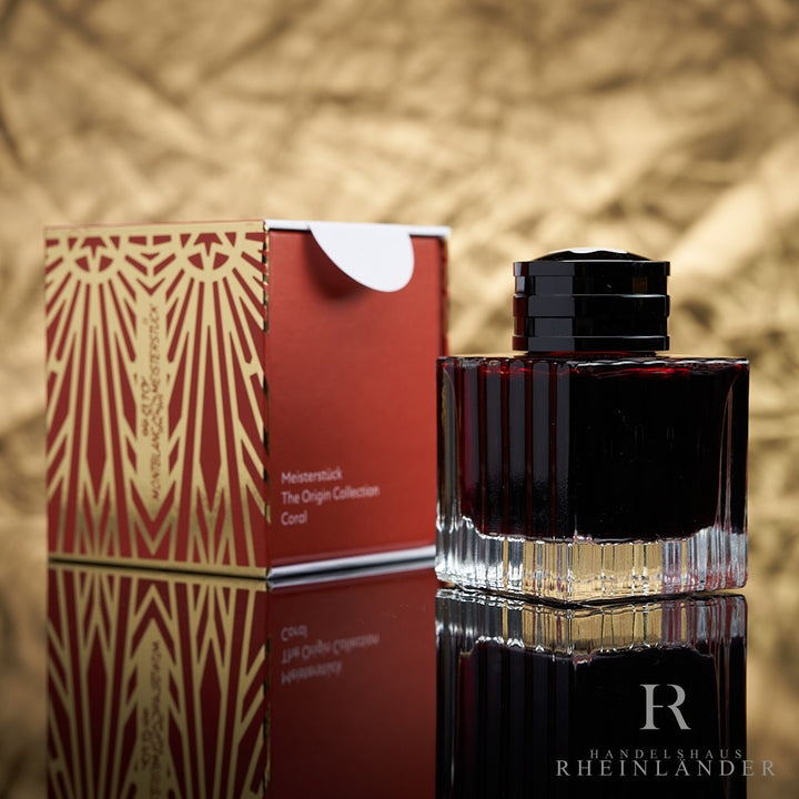 Montblanc Origin Collection Coral Tintenfass mit Verpackung
