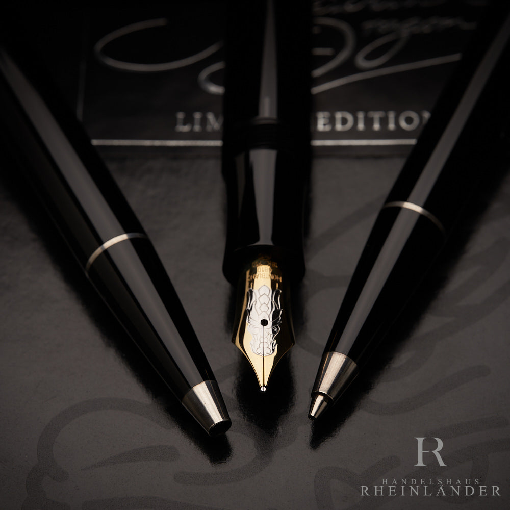 Montblanc Writers Edition Asia Line 1993 Imperial Dragon 3er Set ID 28701 OVP