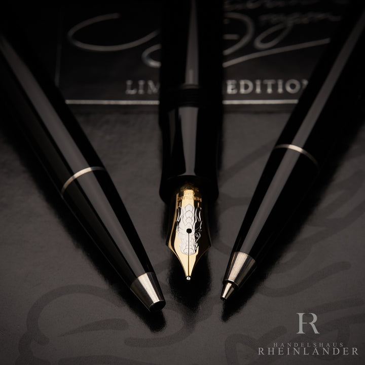 Montblanc Writers Edition Asia Line 1993 Imperial Dragon 3er Set ID 28701 OVP