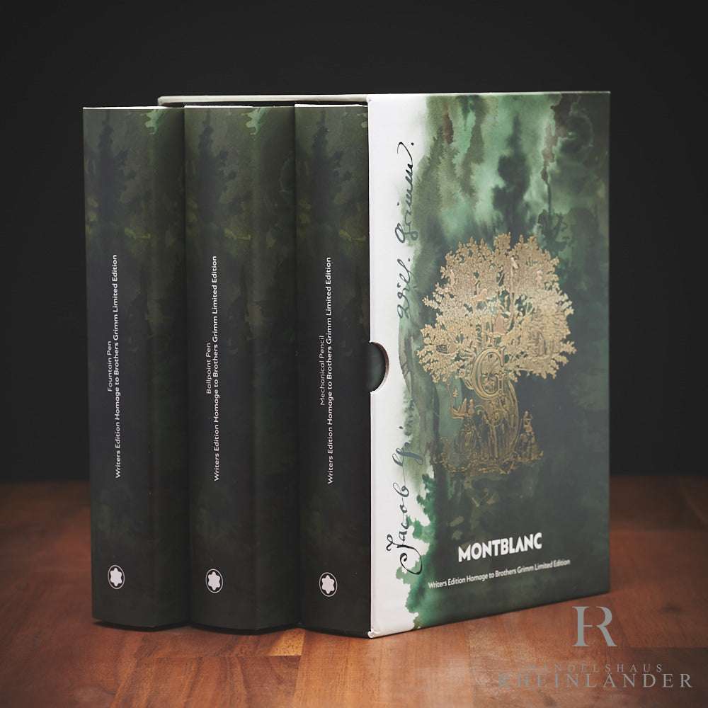 Set de edición especial Montblanc para escritores, hermanos Grimm, FP BP MP, ID 128367