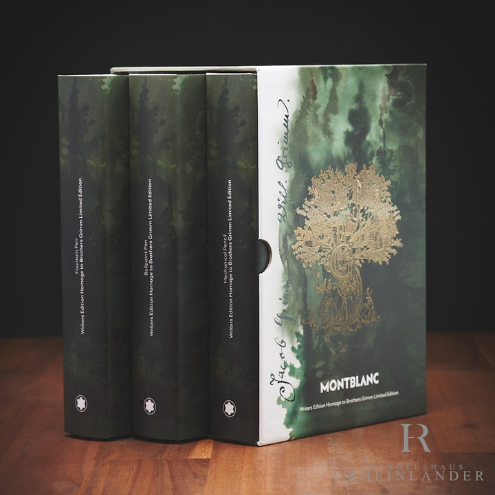 Set de edición especial Montblanc para escritores, hermanos Grimm, FP BP MP, ID 128367