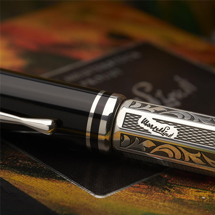 Montblanc Writers Edition from 1999 Marcel Proust Fountain Pen ID 28654 with original packaging