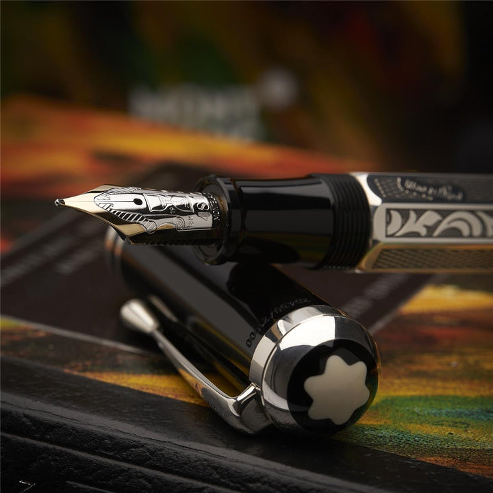 Montblanc Writers Edition from 1999 Marcel Proust Fountain Pen ID 28654 with original packaging