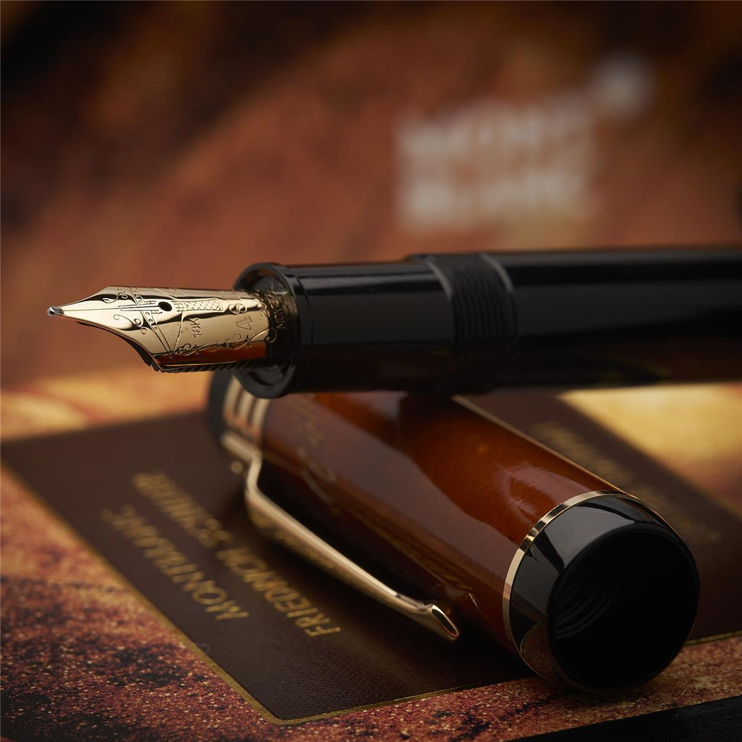 Montblanc Writers Edition of 2000 Friedrich Schiller fountain pen ID 28662 with original packaging