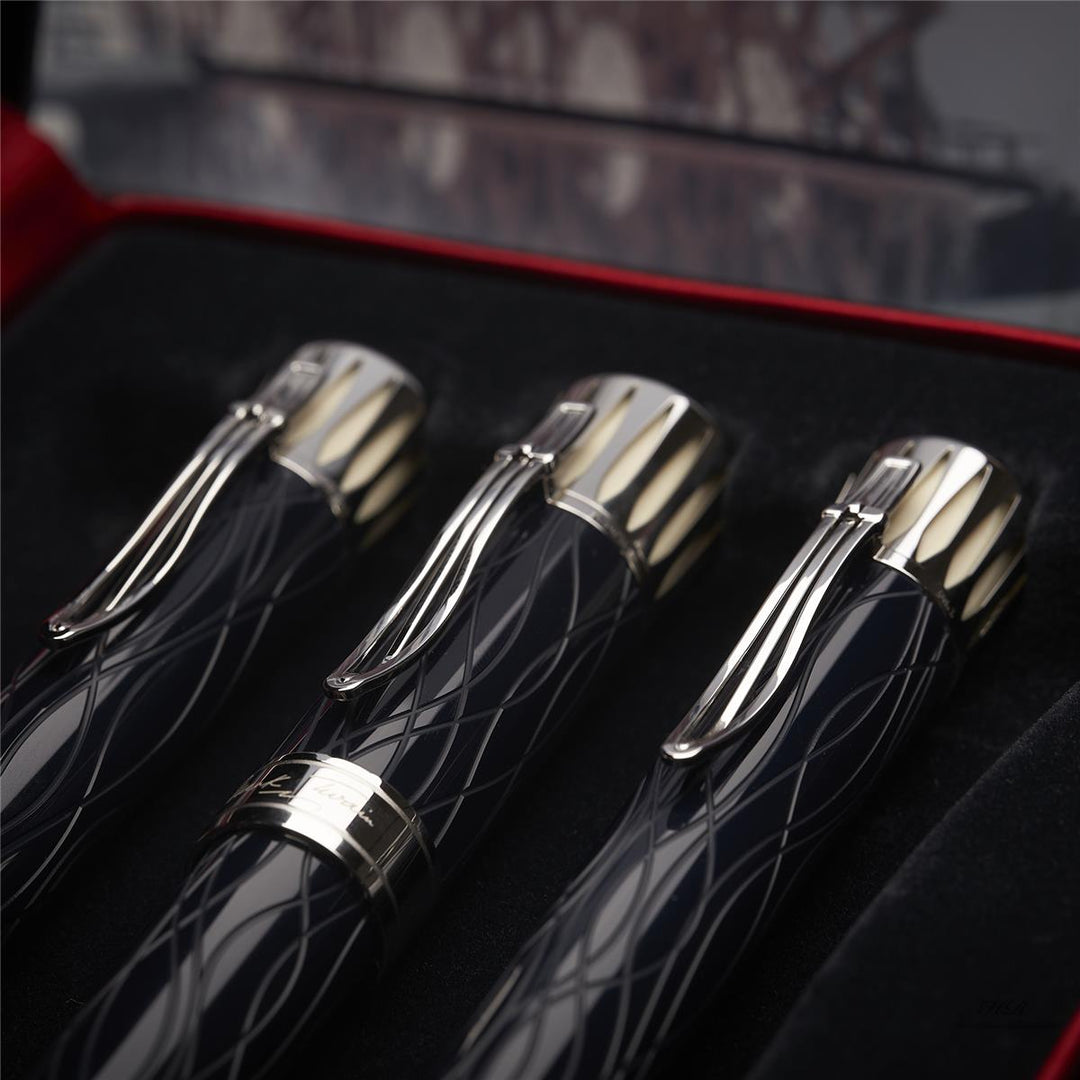 Montblanc Writers Edition from 2010 Mark Twain set of 3 ID 105639 with original packaging SOLD OUT