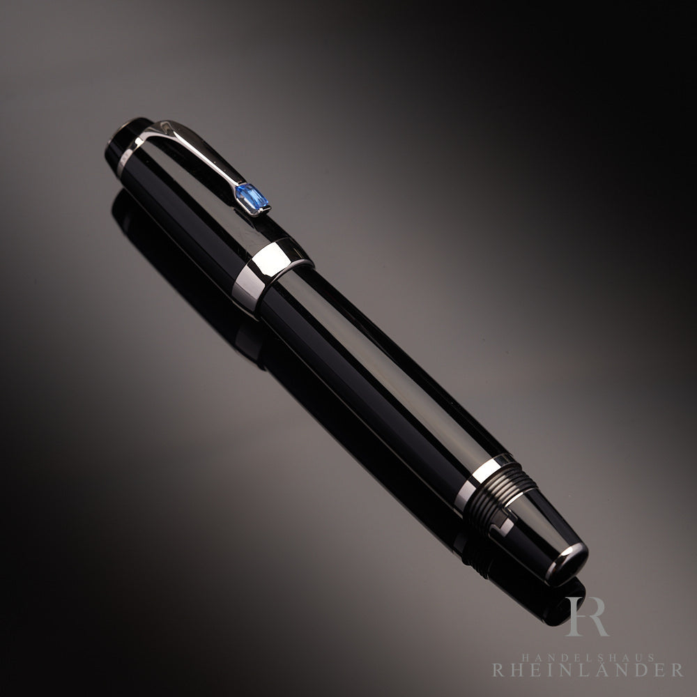 Montblanc Boheme Bleu Platinum Line Füllfederhalter ID 5778 Modell 25130 mit OVP