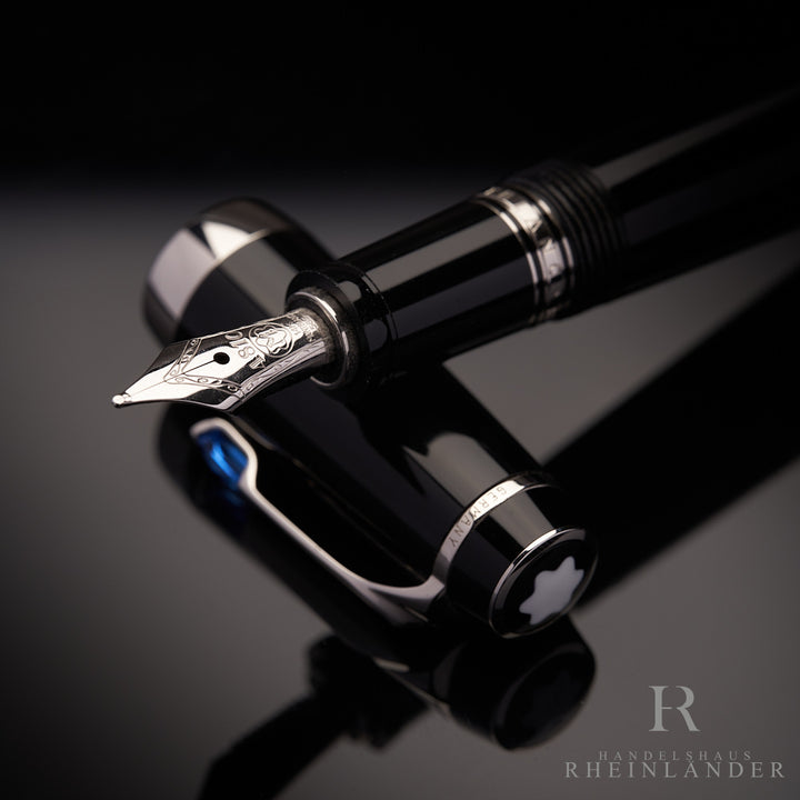 Montblanc Boheme Bleu Platinum Line Füllfederhalter ID 5778 Modell 25130 mit OVP