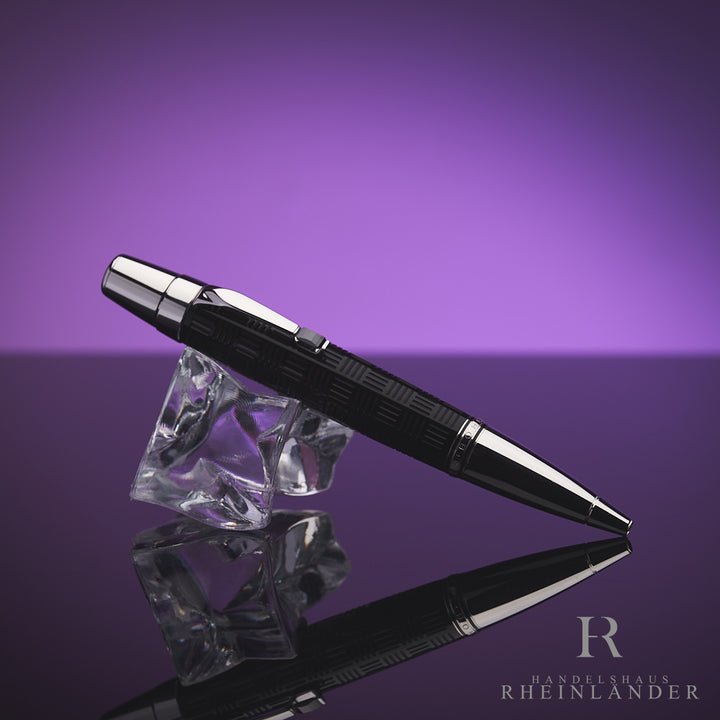 Montblanc Boheme Doue Platinum Plated Ballpoint Pen Black Ballpoint Pen 25494 