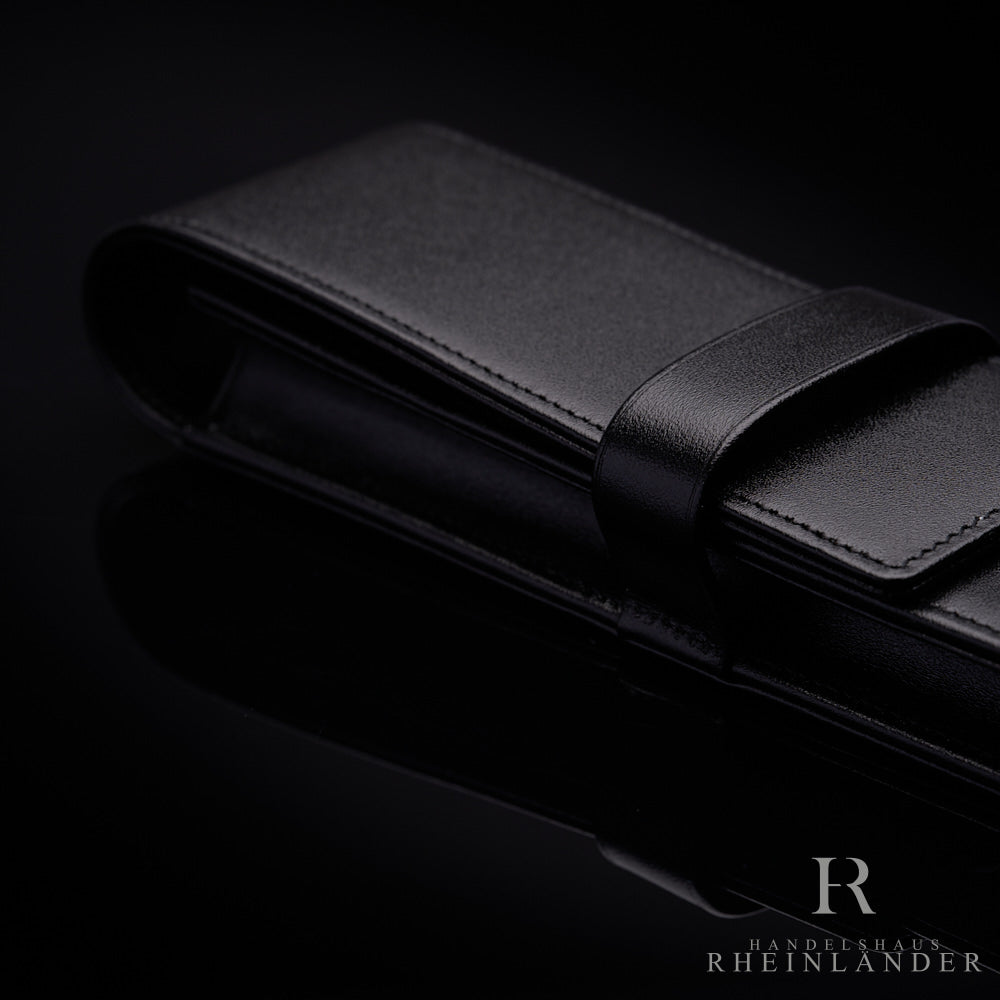 Montblanc Meisterstück Edition Siena 2er Leder Etui Pen Pouch Black ID 14311 OVP