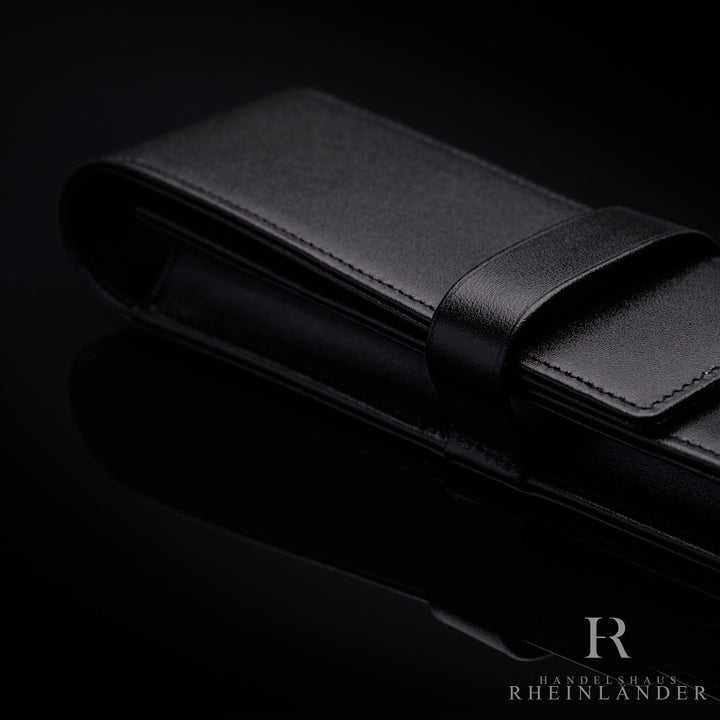 Montblanc Meisterstück Edition Siena 2er Leder Etui Pen Pouch Black ID 14311 OVP