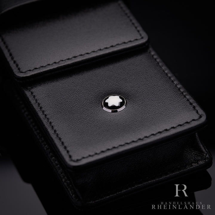 Montblanc Meisterstück Edition Siena 2er Leder Etui Pen Pouch Black ID 14311 OVP