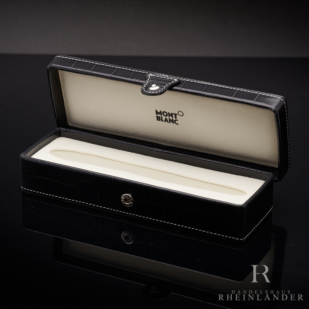 Montblanc Meisterstück Artisan Leder Etui Single Pen Krododil Leather LeGrand