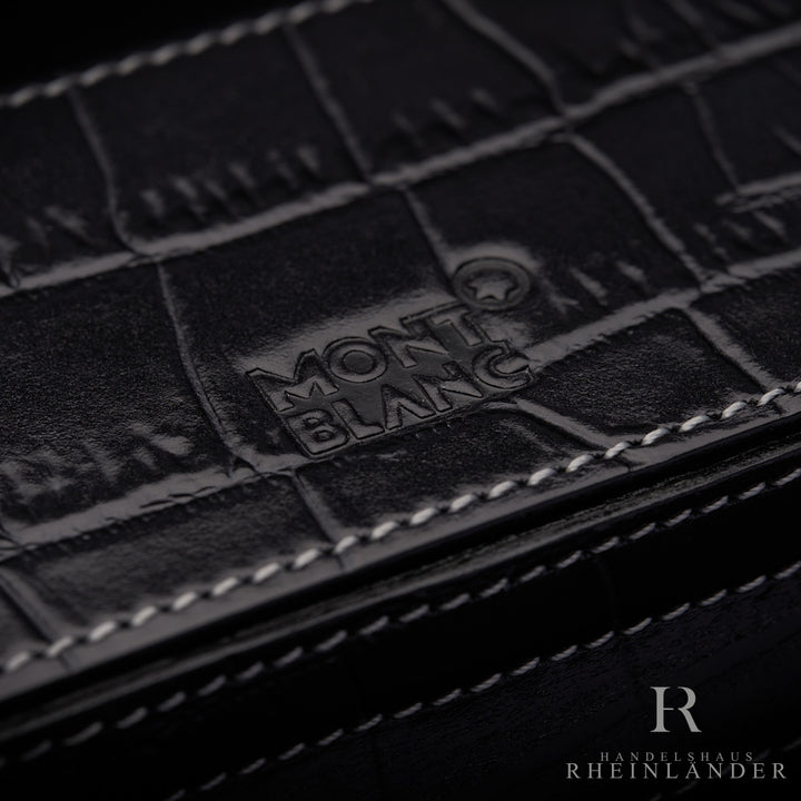 Montblanc Meisterstück Artisan Leder Etui Single Pen Krododil Leather LeGrand