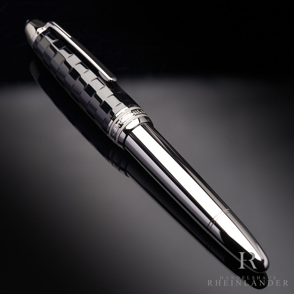 Montblanc Solitaire Ceramics Black Prisma Le Grand fountain pen ID 103100 orig