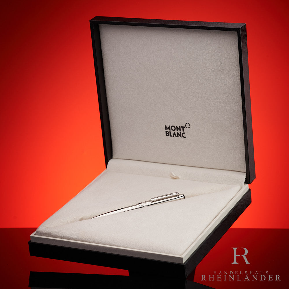 Montblanc Solitaire Jewelery Edition Mozart Platinum Ballpoint Pen ID 107554