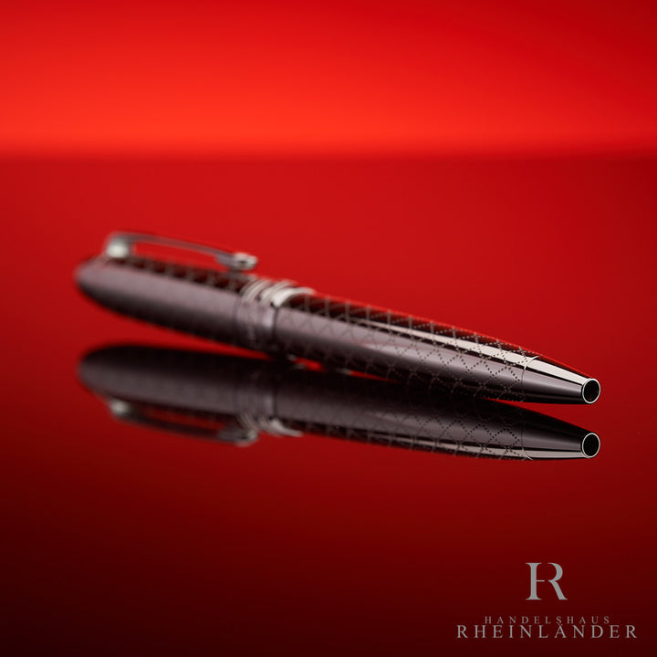 Montblanc Solitaire Jewelery Edition Mozart Platinum Ballpoint Pen ID 107554