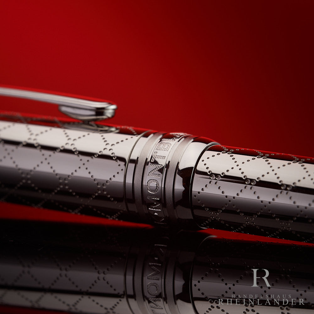 Montblanc Solitaire Jewelery Edition Mozart Platinum Ballpoint Pen ID 107554