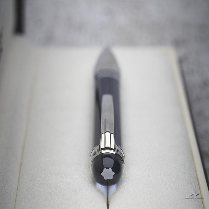 Montblanc Starwalker Blue Planet Metal Doué Ballpoint Pen Lacquered ID 125288 OVP 