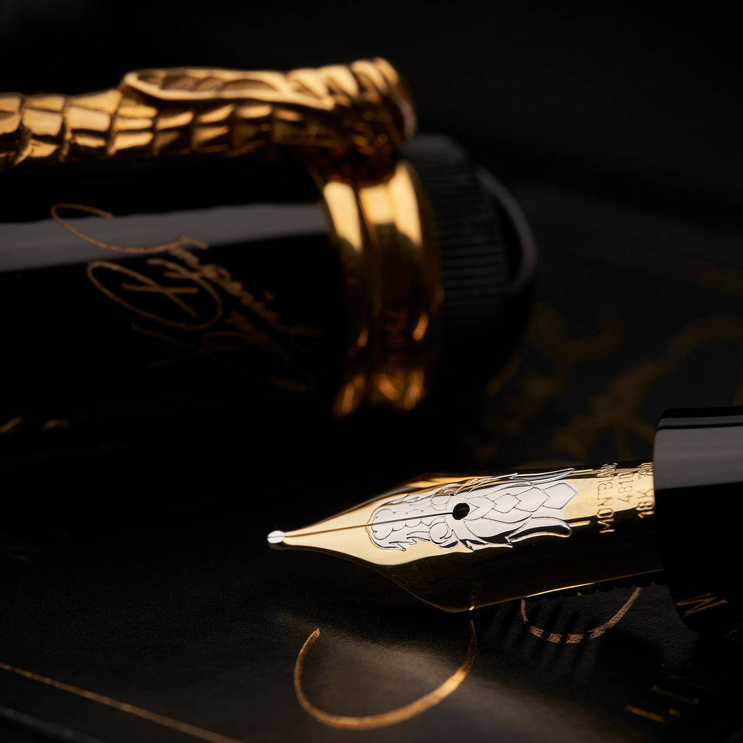 Montblanc Writers Edition Asia Line 1993 Imperial Dragon 888 fountain pen ID 17637 OVP
